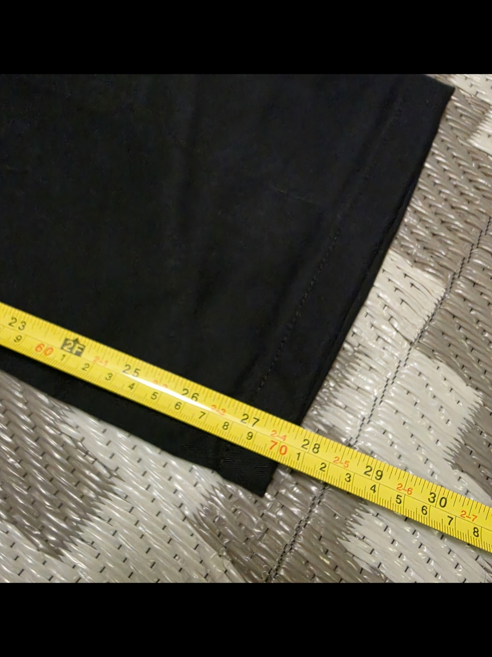 Lands' End Men's Black Pleated Chino Pants - Size 34 Traditional Fit - Picture 8 of 8